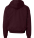 Augusta Sportswear 3280 Hooded Fleece Lined Jacket in Maroon back view