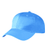 Augusta Sportswear 6204 Six-Panel Cotton Twill Low in Columbia blue front view