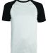 Augusta Sportswear 1509 Youth Wicking Short Sleeve in White/ black front view