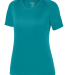 Augusta Sportswear 2793 Girls Attain Wicking Shirt in Teal front view