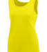 Augusta Sportswear 1705 Women's Training Tank in Power yellow front view