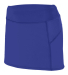 Augusta Sportswear 2420 Women's Femfit Skort in Purple/ graphite front view