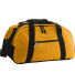 Augusta Sportswear 1703 Large Ripstop Duffel Bag in Gold/ black front view