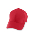 Augusta Sportswear 6236 Youth Athletic Mesh Cap in Red front view