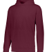 Augusta Sportswear 5506 Youth Wicking Fleece Hoode in Maroon front view