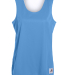 Augusta Sportswear 147 Women's Reversible Wicking  in Columb blue/ wht front view