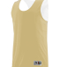 Augusta Sportswear 5023 Youth Reversible Wicking T in Vegas gold/ wht front view