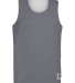 Augusta Sportswear 5023 Youth Reversible Wicking T in Graphite/ white front view