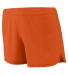 Augusta Sportswear 357 Women's Accelerate Short in Orange front view