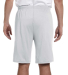 Augusta Sportswear 915 Longer Length Jersey Short in Ash back view