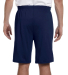 Augusta Sportswear 915 Longer Length Jersey Short in Navy back view