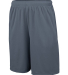 Augusta Sportswear 1429 Youth Training Short with  in Graphite side view