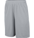 Augusta Sportswear 1429 Youth Training Short with  in Silver grey side view