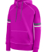 Augusta Sportswear 5440 Women's Spry Hoodie in Pw pnk/ wht/ grp front view