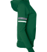 Augusta Sportswear 5440 Women's Spry Hoodie in Dk grn/ wh/ grph side view