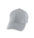 Augusta Sportswear 6235 Athletic Mesh Cap-Adult in Silver grey front view