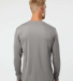 Augusta Sportswear 788 Performance Long Sleeve T-S in Graphite back view