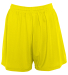 Augusta Sportswear 1293 Girls' Inferno Short in Power yellow front view