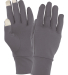 Augusta Sportswear 6700 Tech Gloves in Graphite front view