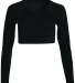 Augusta Sportswear 9012 Women's V-Neck Liner in Black front view