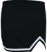 Augusta Sportswear 9125 Women's Energy Skirt in Black/ white back view