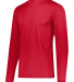 Augusta Sportswear 6236 Wicking Mock Turtleneck in Red front view