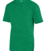 Augusta Sportswear 2901 Youth Shadow Tonal Heather in Kelly front view