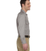 574 Dickies Long Sleeve Work Shirt  in Silver gray side view