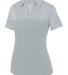 Augusta Sportswear 5413 Women's Shadow Tonal Heath in Silver front view