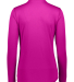 Augusta Sportswear 2787 Women's Attain Quarter-Zip in Power pink back view