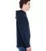 J America 8228 Hooded Game Day Jersey T-Shirt NAVY side view