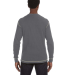 J America 8238 Vintage Long Sleeve Thermal T-Shirt in Chrl htr/ vnt wh back view