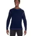 J America 8238 Vintage Long Sleeve Thermal T-Shirt VINT NV/ VINT WH front view