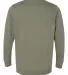 Anvil 73000 Unisex French Terry Crewneck Pullover HTHR CITY GREEN back view