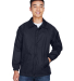 Harriton M775 Adult Nylon Staff Jacket in Navy front view