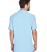 Harriton M570 Men's Bahama Cord Camp Shirt in Cloud blue back view