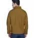 Harriton M705 Men's Auxiliary Canvas Work Jacket DUCK BROWN back view