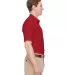 Harriton M610S Men's Paradise Short-Sleeve Perform PARROT RED side view