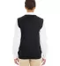 Harriton M415W Ladies' Pilbloc™ V-Neck Sweater V BLACK back view