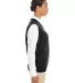 Harriton M415W Ladies' Pilbloc™ V-Neck Sweater V BLACK side view