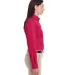 Harriton M581W Ladies' Foundation 100% Cotton Long RED side view