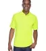 Harriton M211 Adult Tactical Performance Polo SAFETY YELLOW front view