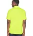 Harriton M211 Adult Tactical Performance Polo SAFETY YELLOW back view