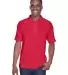 Harriton M211 Adult Tactical Performance Polo RED front view