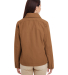 Harriton M705W Ladies' Auxiliary Canvas Work Jacke in Duck brown back view