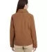 Harriton M705W Ladies' Auxiliary Canvas Work Jacke DUCK BROWN back view