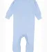 Rabbit Skins 4412 Infant Long Legged Baby Rib Body in Light blue back view