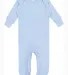 Rabbit Skins 4412 Infant Long Legged Baby Rib Body in Light blue front view