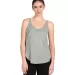 Next Level Apparel 5033 Women's Festival Tank in Heather gray front view