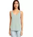 Next Level Apparel 5033 Women's Festival Tank in Stonewash green front view